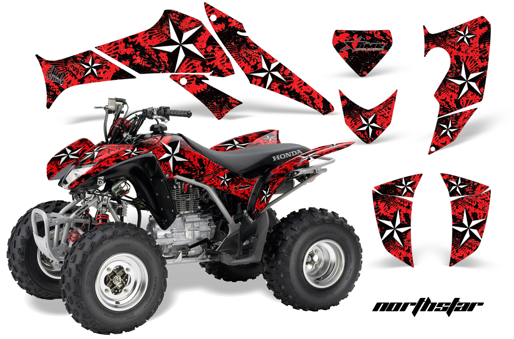 Honda TRX250 05-09 Graphics Northstar RED JPG